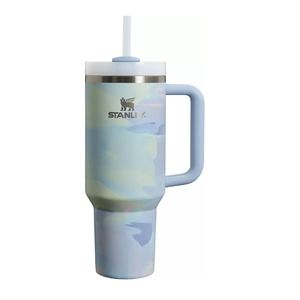 🆕️ STANLEY CLEAN SLATE COOL SERENE BRUSHSTROKE 40oz TUMBLER